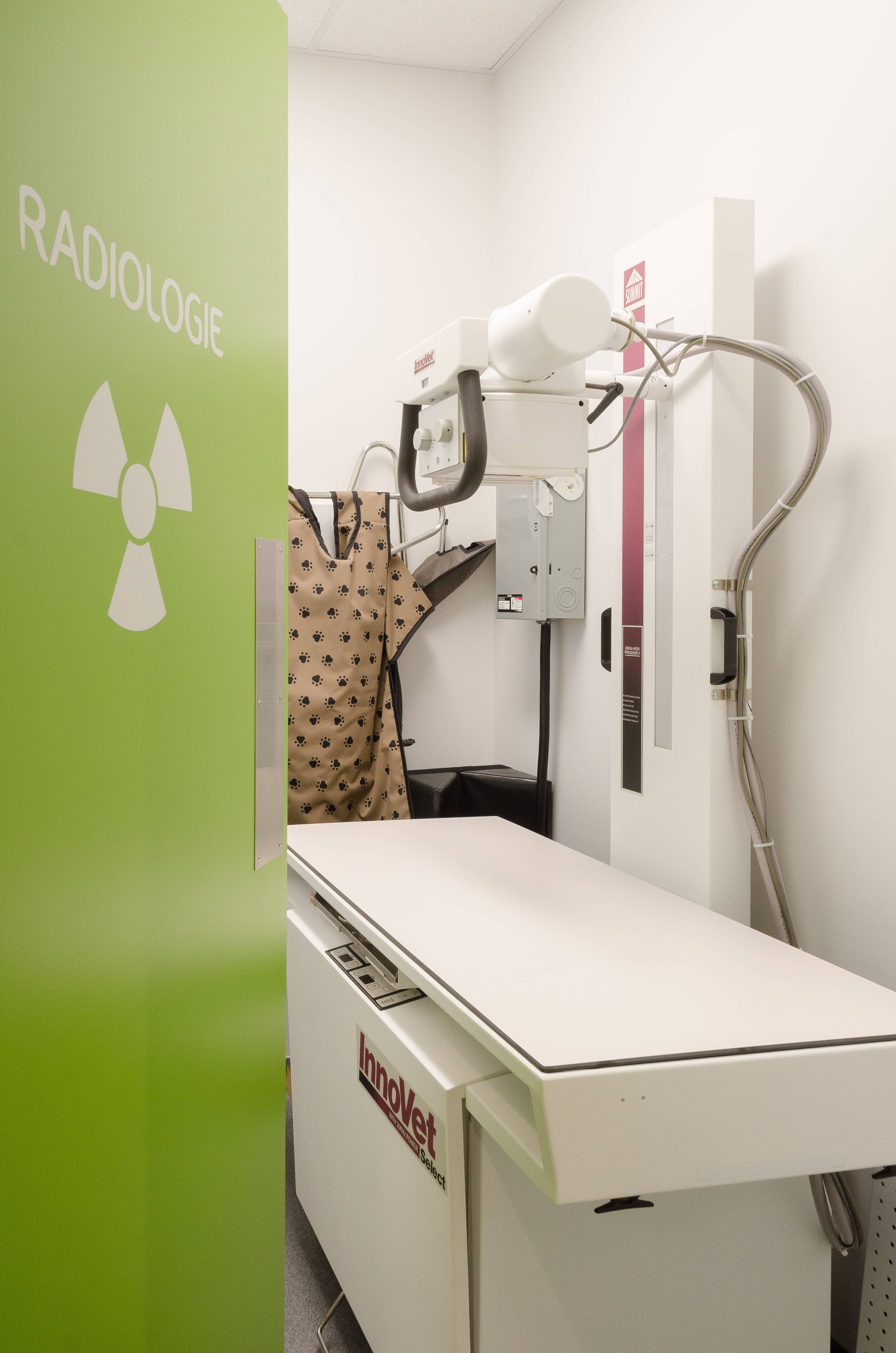 Salle de radiologie - Clinique Vétérinaire de la Gare