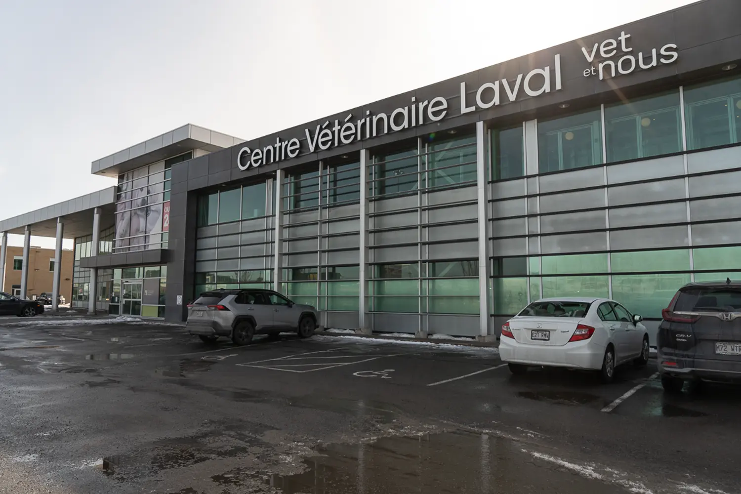 Extérieur de la clinique vétérinaire